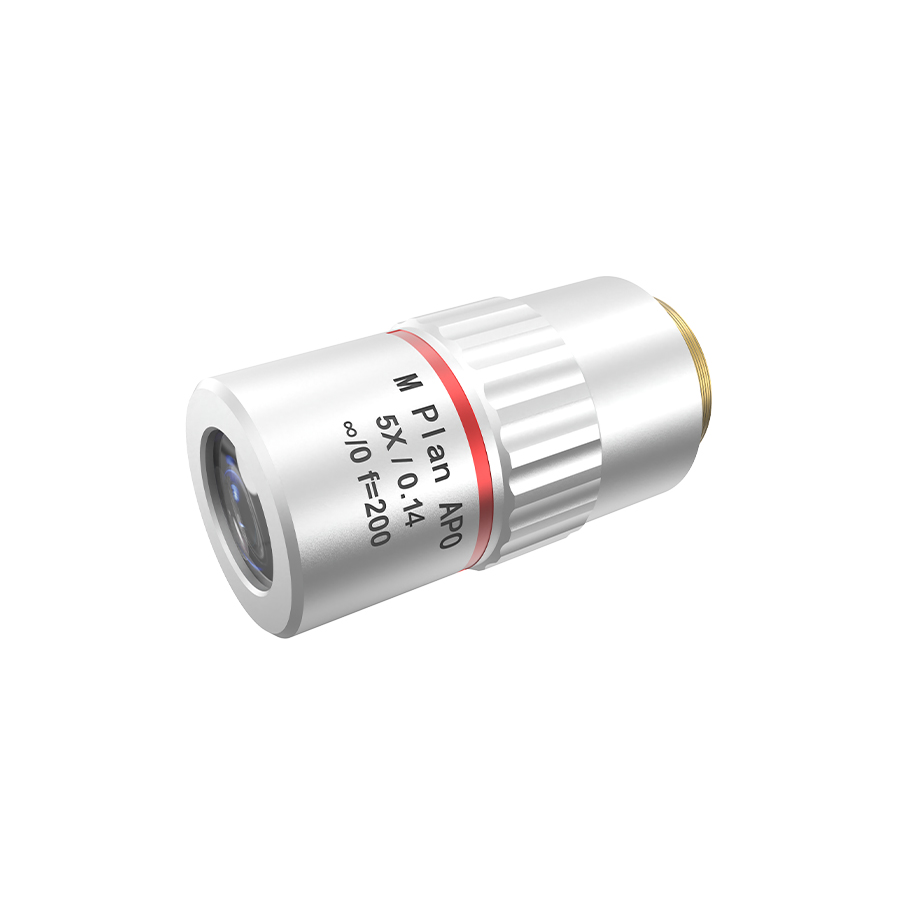无磁显微物镜 5× M Plan Apo 钛合金