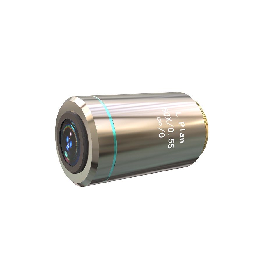 CE 50× f200 齐焦60mm 明场消色差 金相物镜