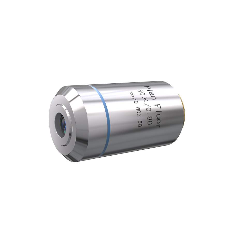 CE 50× f180 齐焦45mm 明场复消色差 金相物镜