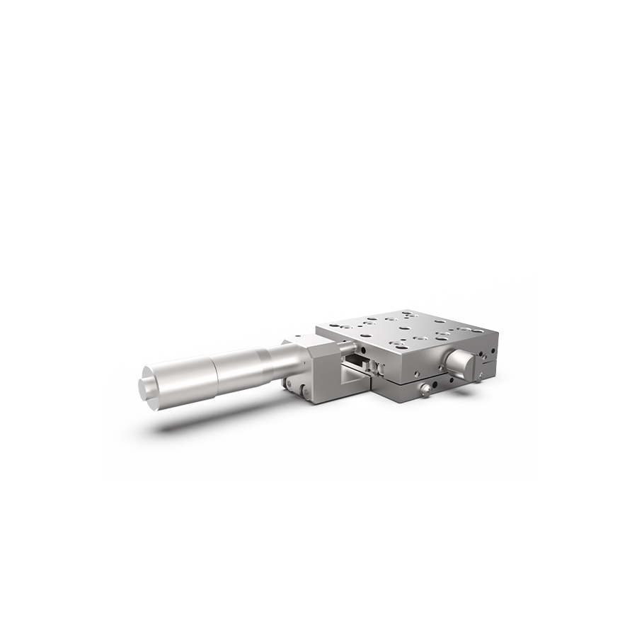 台面65x65mm 行程25mm 中间驱动 不锈钢位移台