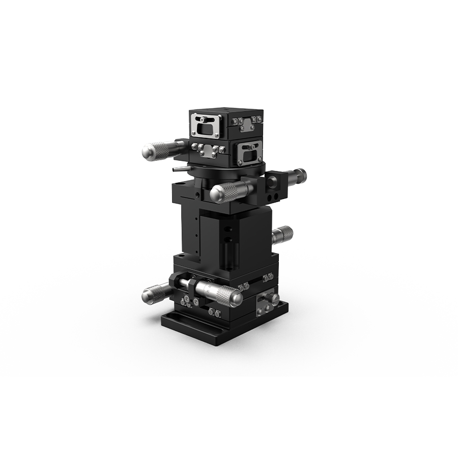 六维位移台 台面尺寸40x40mm 旋转中心高度40mm 最大负载3.42kg