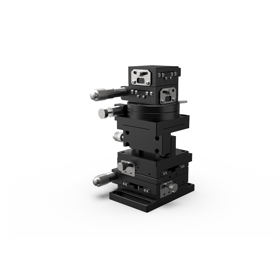 六维位移台 台面尺寸40x40mm 旋转中心高度40mm 最大负载2.46kg