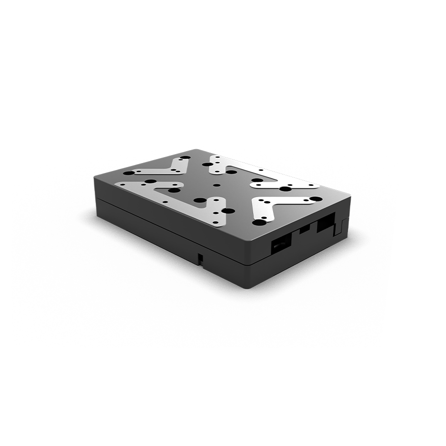100nm精度压电平移台 台面尺寸100×125mm 行程±40mm 包含控制器