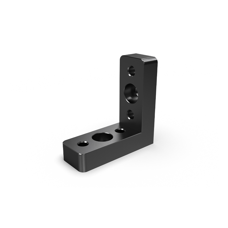 直角转接件 L型尺寸50x19mm 厚度10mm M6沉头孔