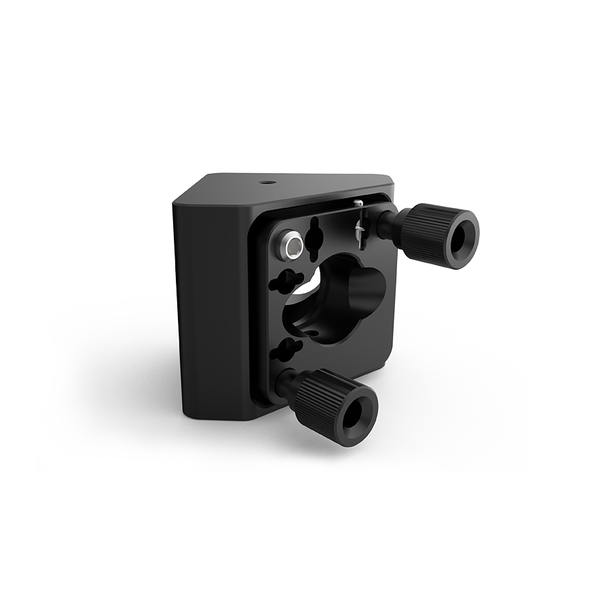 16mm笼式直角反射镜 螺纹孔规格M3/M4/4-40